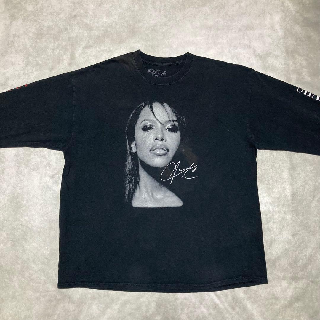 Aaliyah アリーヤ ロングスリーブ　Tシャツ ワールドツアー １９９７