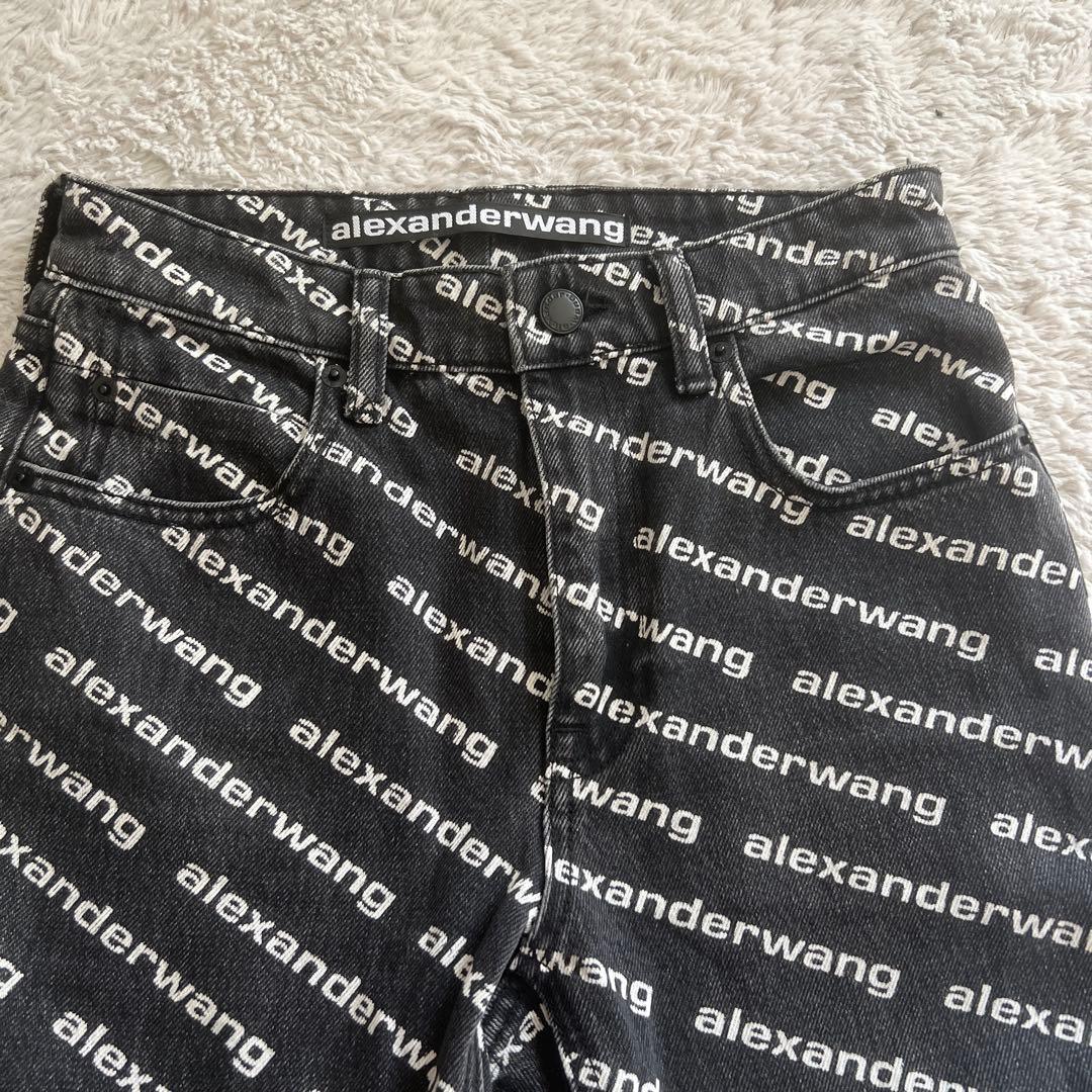 alexanderwang ロゴプリント デニム