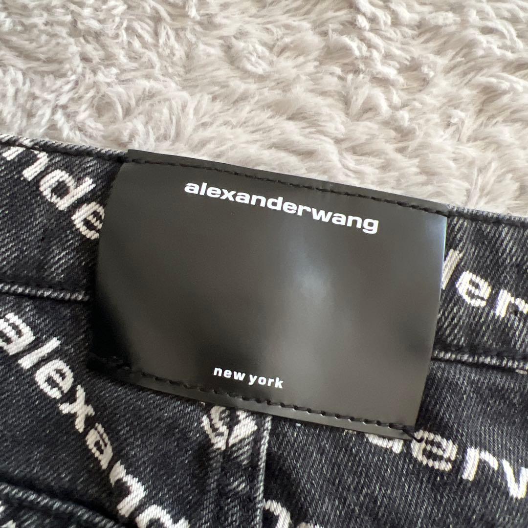 alexanderwang ロゴプリント デニム