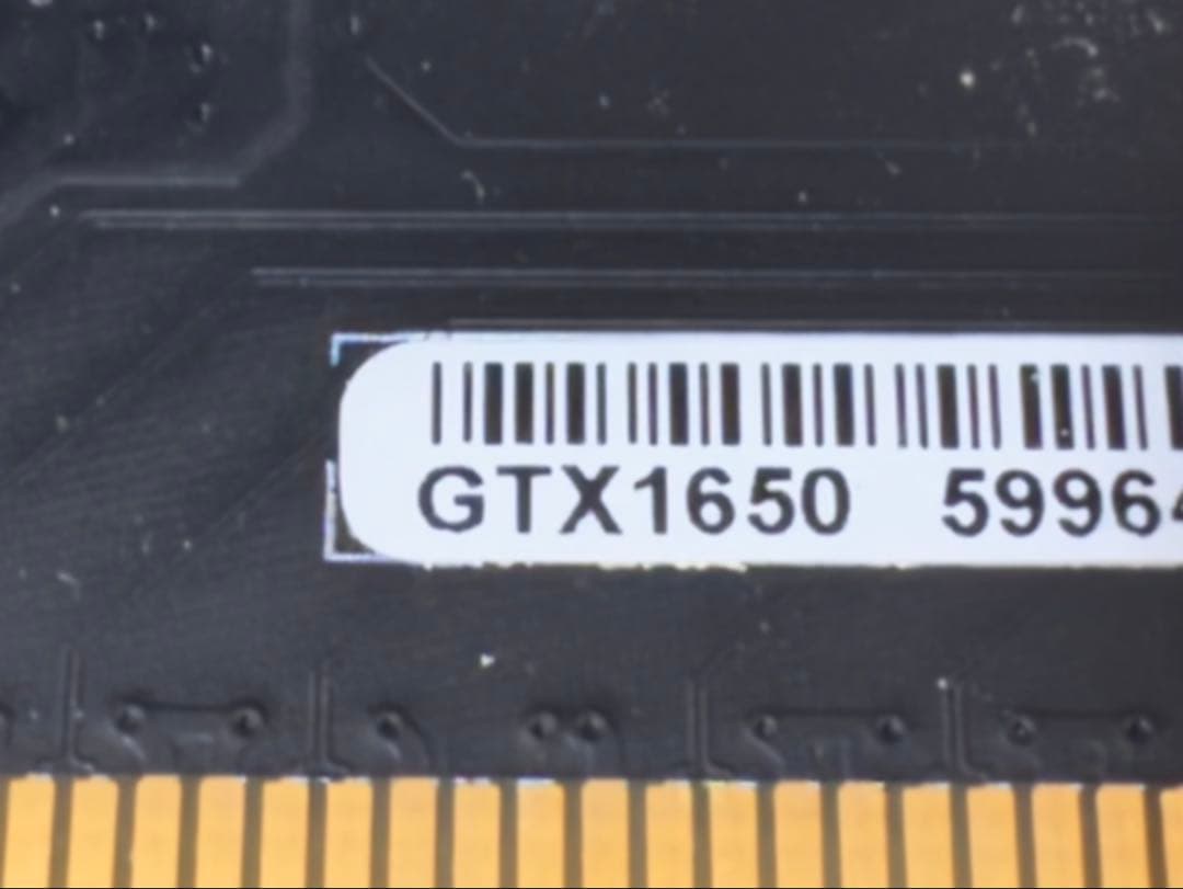 ASUS GTX 1650 グラフィックボード