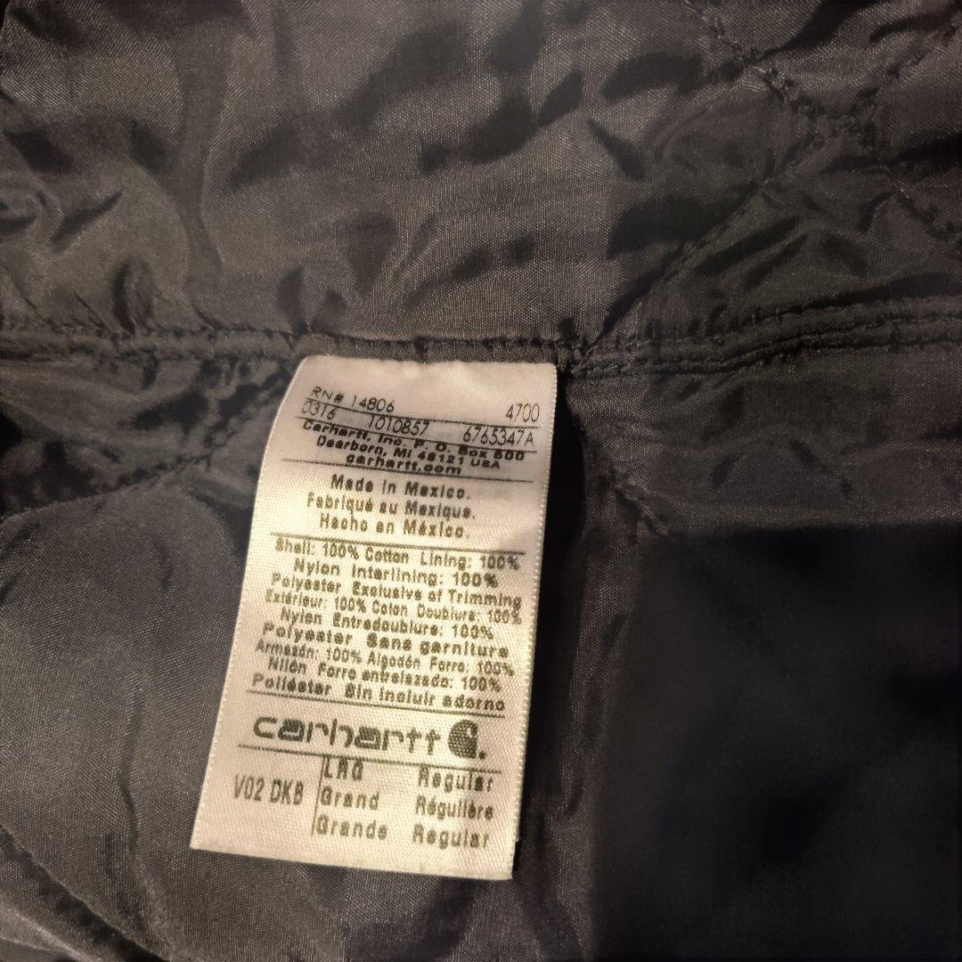 Carhartt ダークブラウン ベスト Lサイズ　dkb
