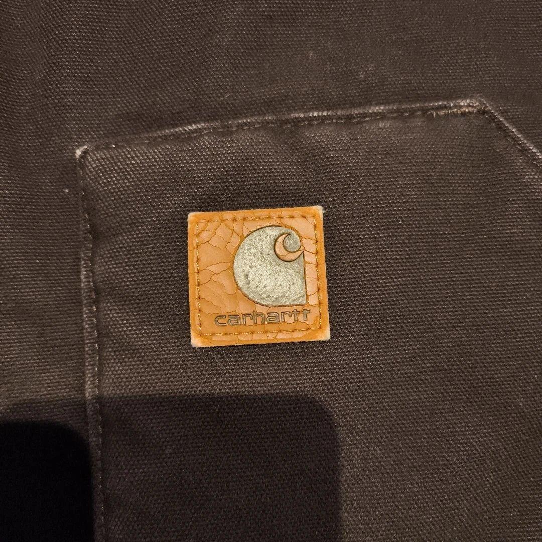 Carhartt ダークブラウン ベスト Lサイズ　dkb