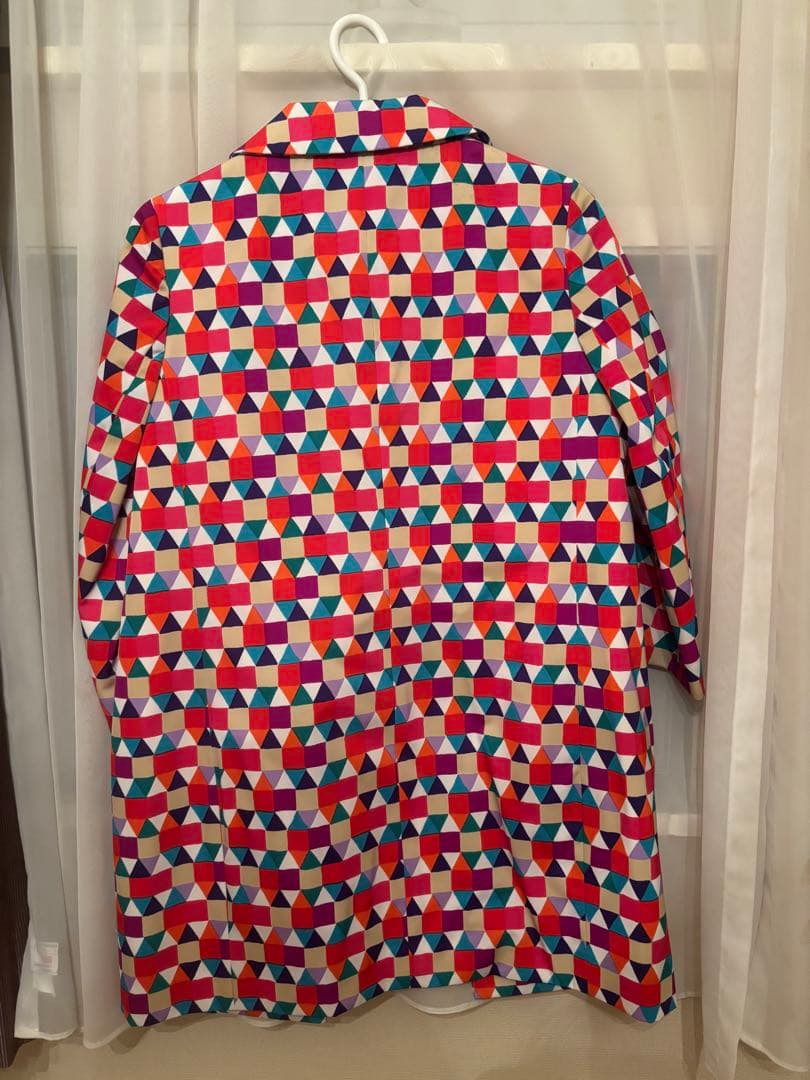 kate spade NEW YORK ジオメトリックステンカラーコート