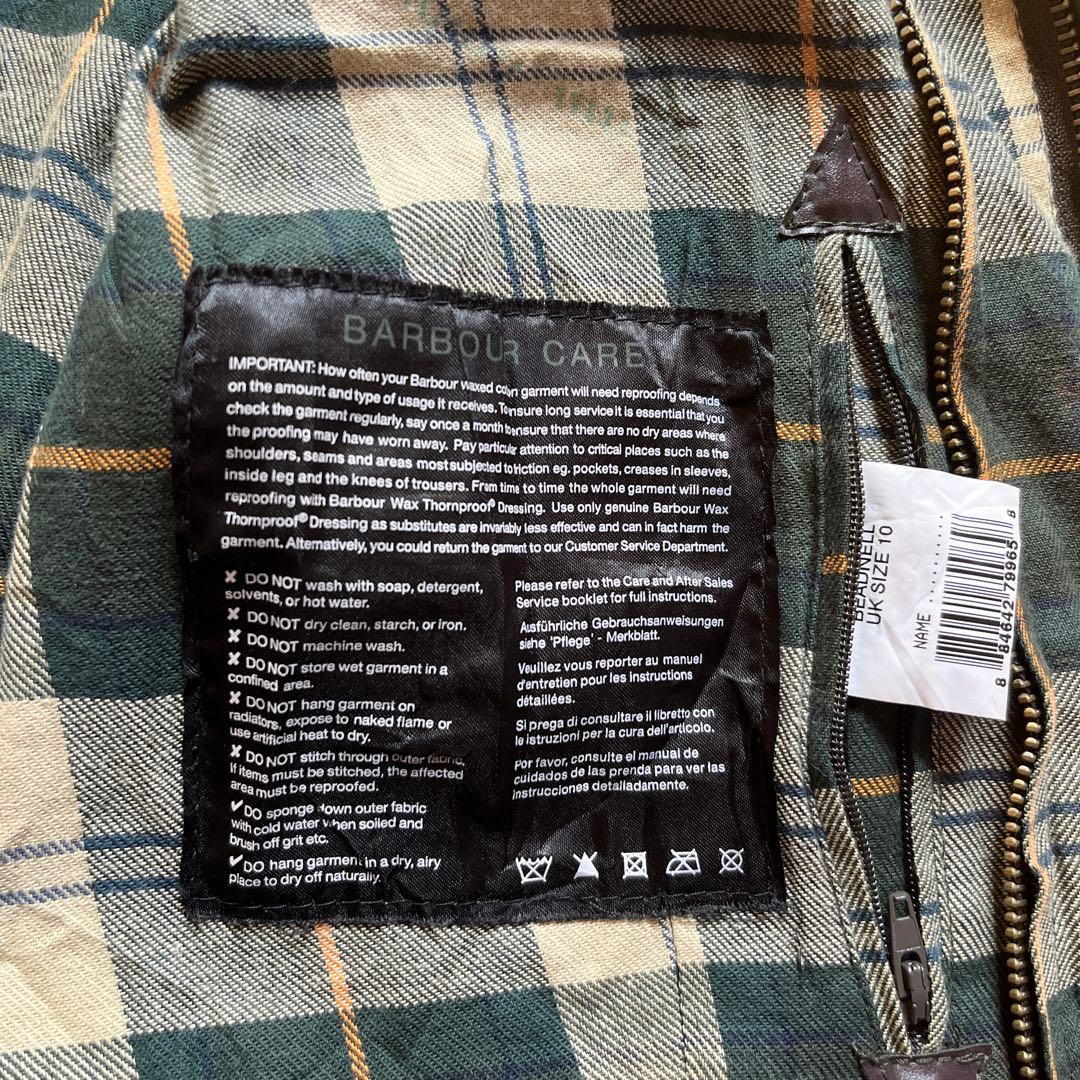 Barbour BEADNELL イングランド製　サイズ10