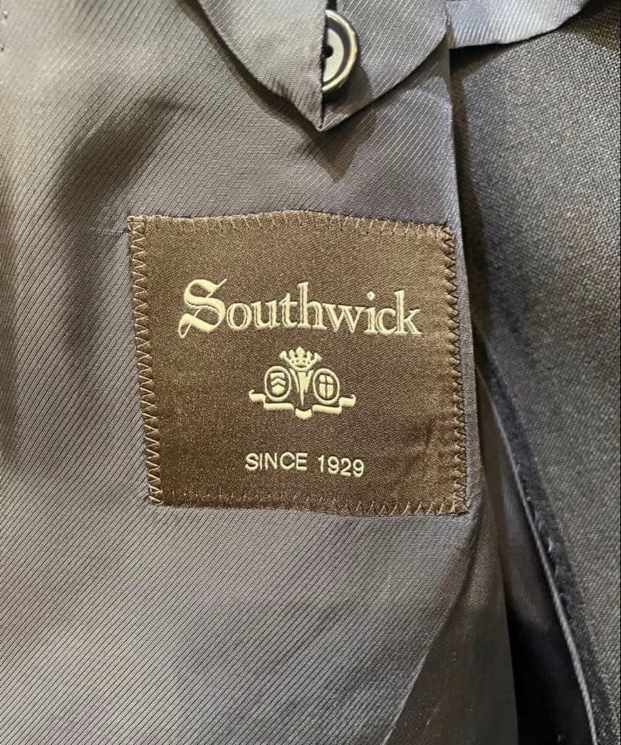 a*p様 SOUTHWICK サウスウィック / ダブル ブレザー 紺ブレ 38