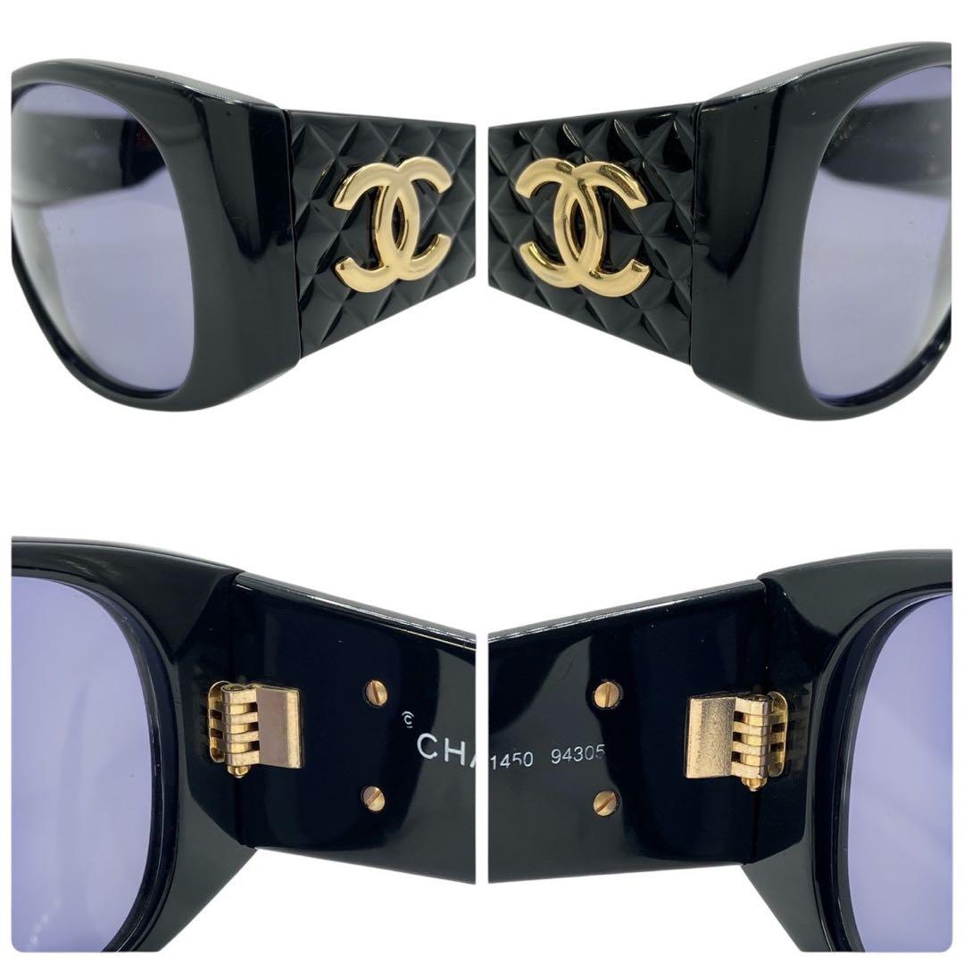 CHANEL サングラス アイウェア ココマーク　キルティング　ゴールド金具