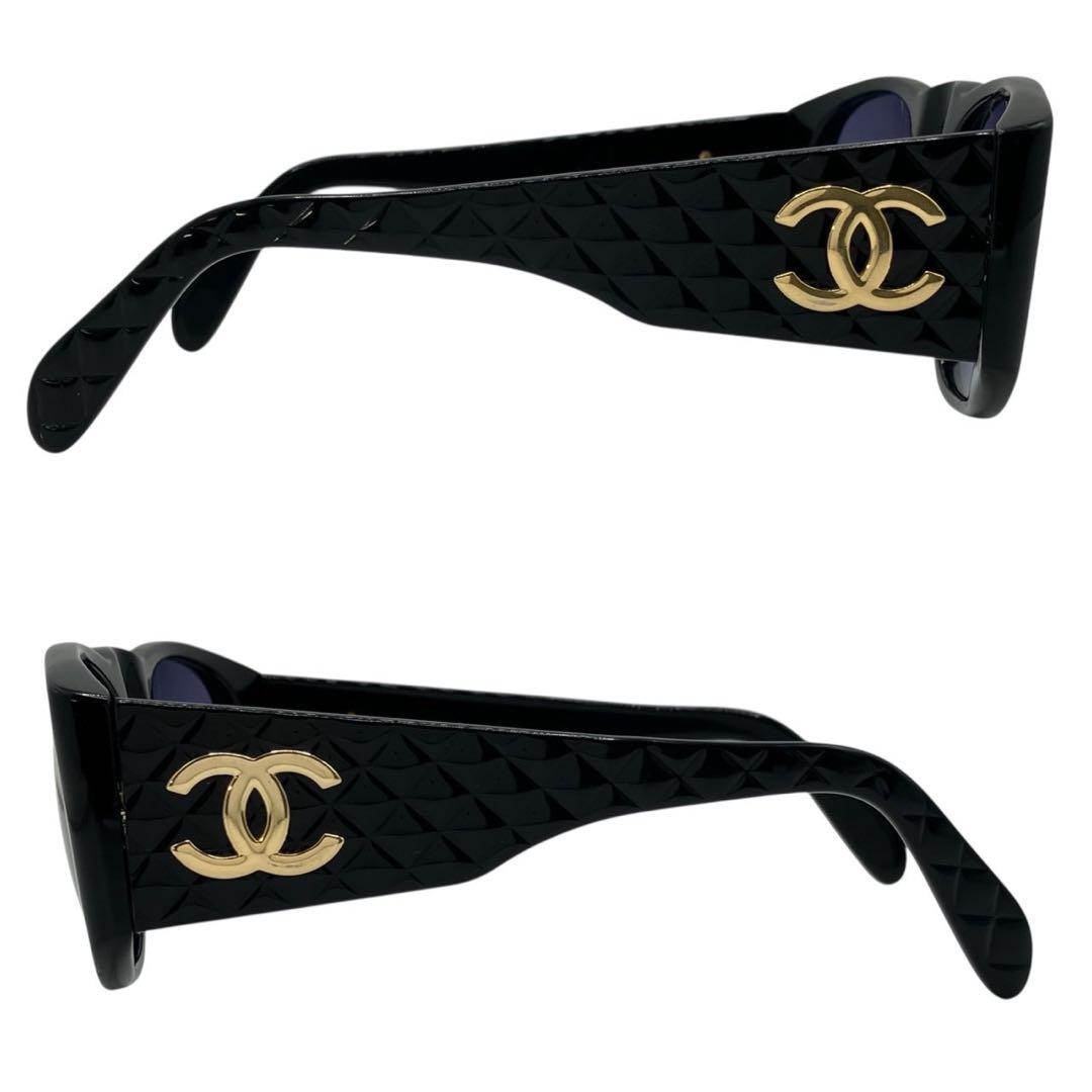 CHANEL サングラス アイウェア ココマーク　キルティング　ゴールド金具