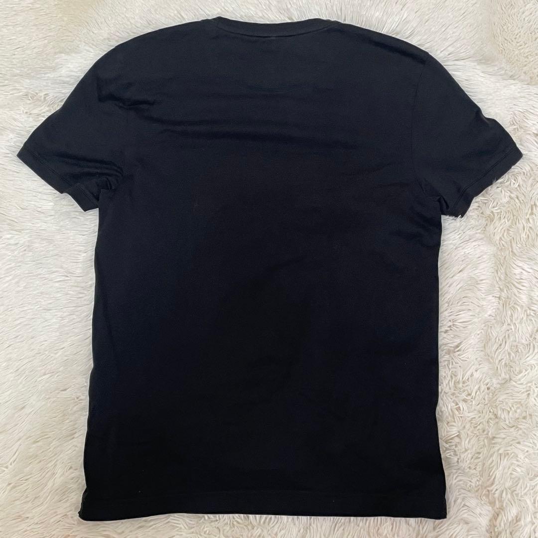 美品 フェンディ ロゴ 半袖 Tシャツ コットン100% 黒 XS レディース