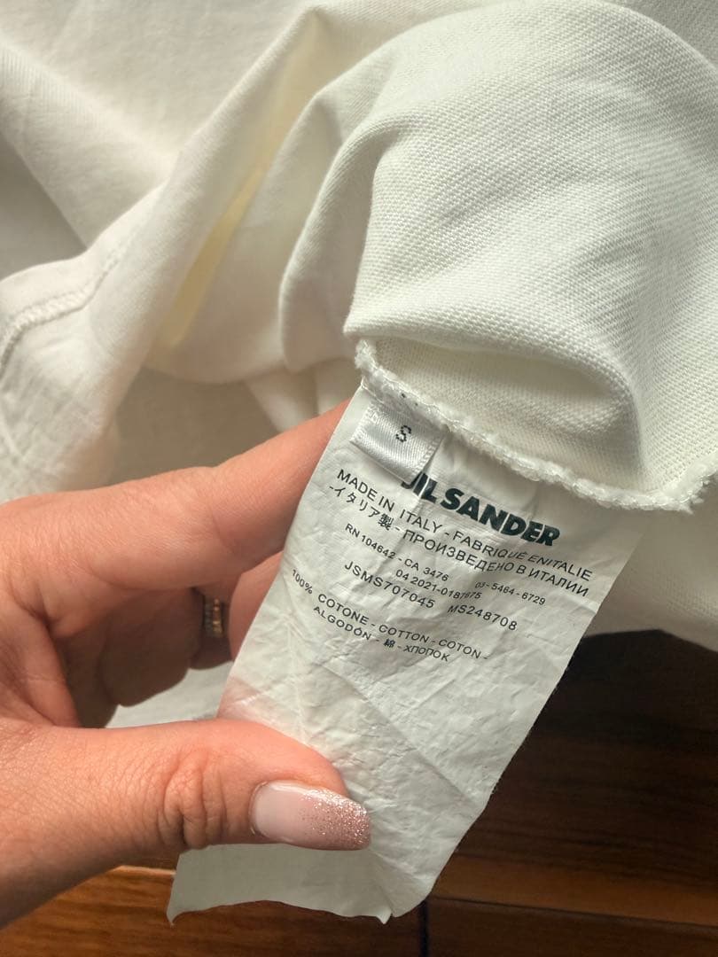 JIL SANDER ホワイト Tシャツ Sサイズ