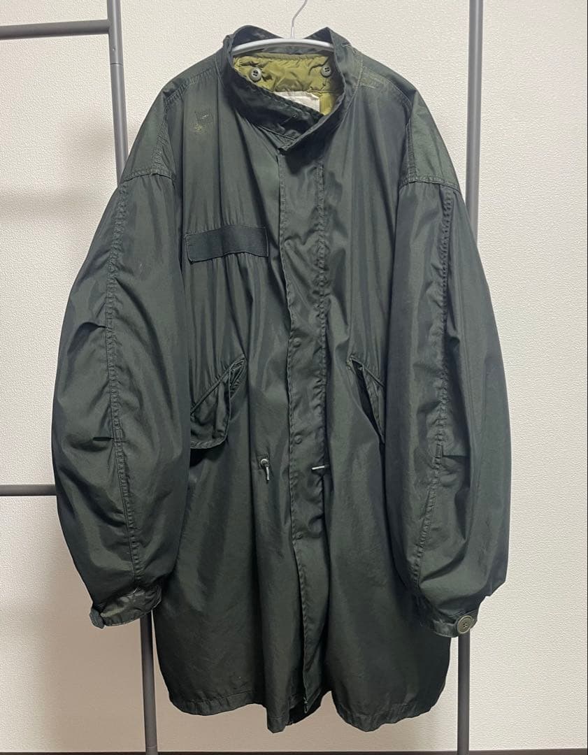 M65 フィッシュテールパーカー フルセット 黒染め モッズコート 米軍実物