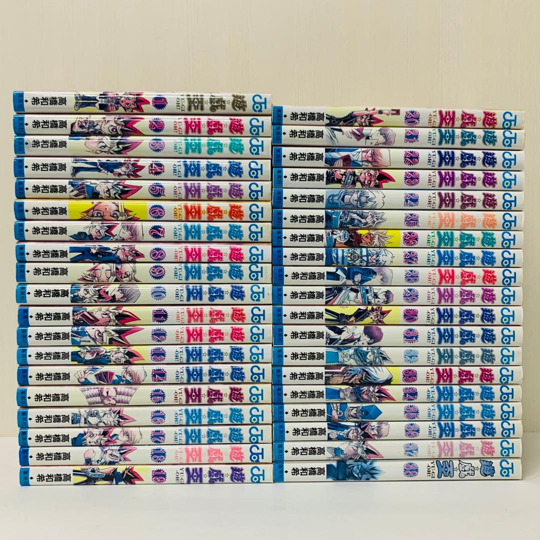 遊戯王　全巻セット　1~38巻　漫画　コミックス　カードゲーム原作