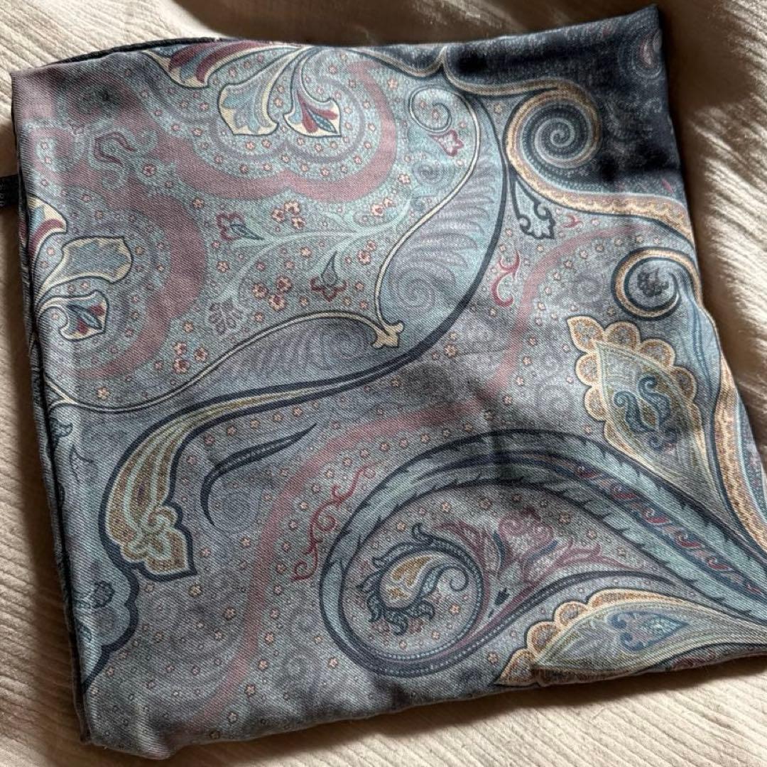 ETRO ペイズリー柄 大判ストール　ショール