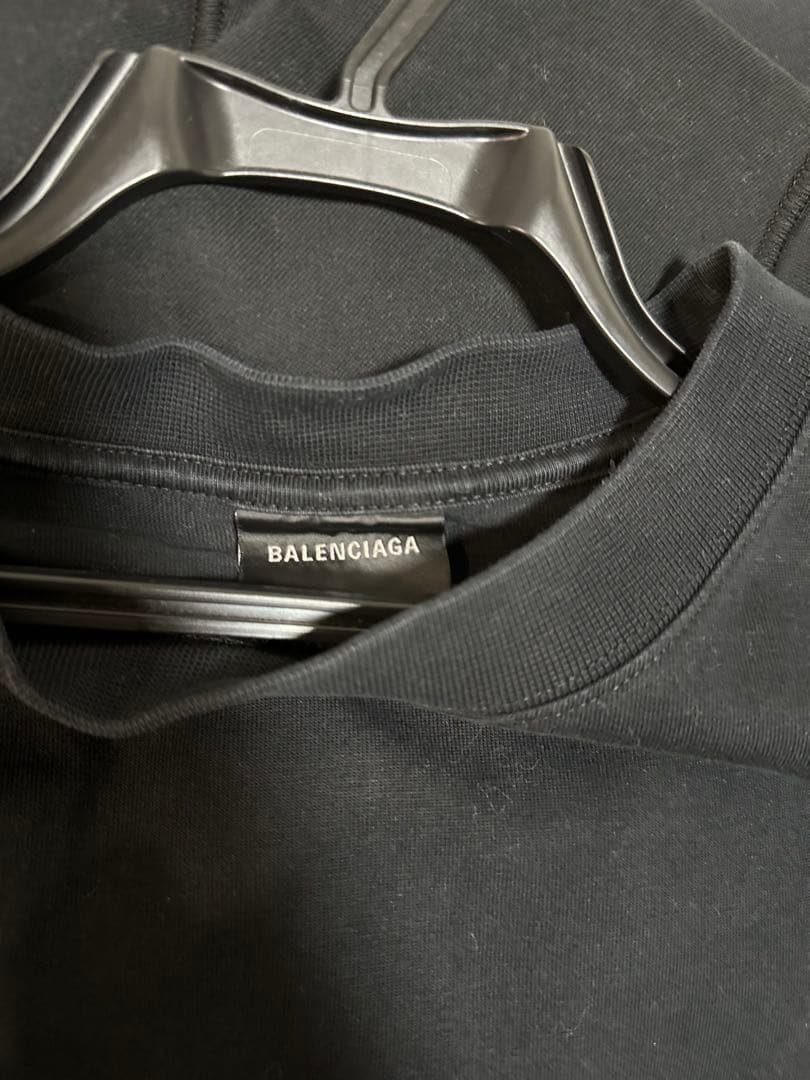 BALENCIAGA ブラック ミラーTシャツ 2023 L