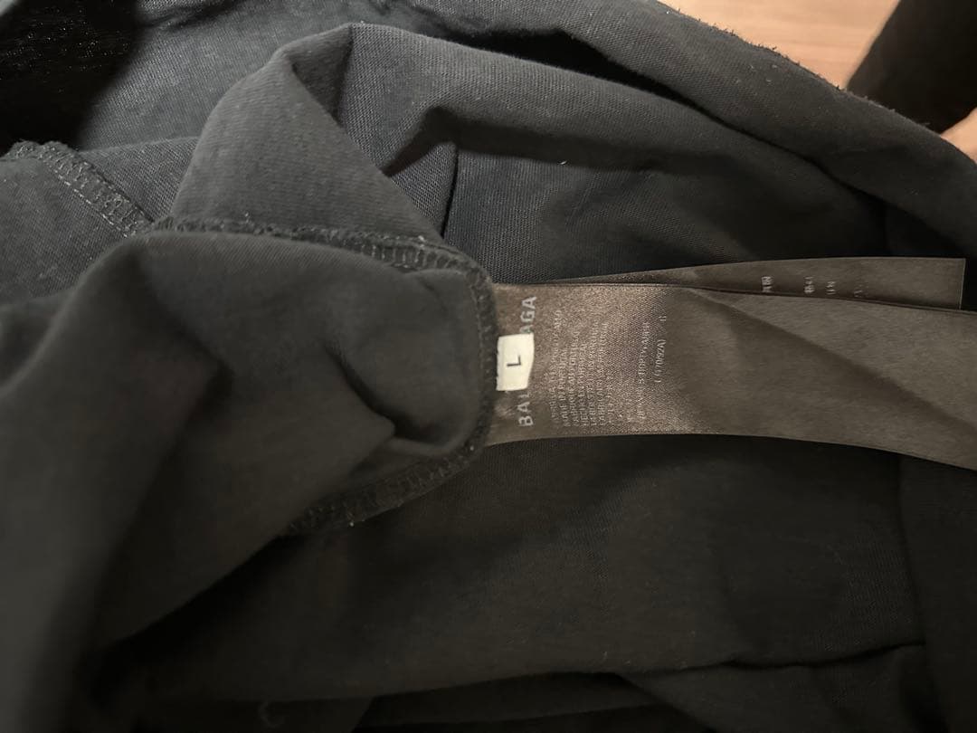 BALENCIAGA ブラック ミラーTシャツ 2023 L