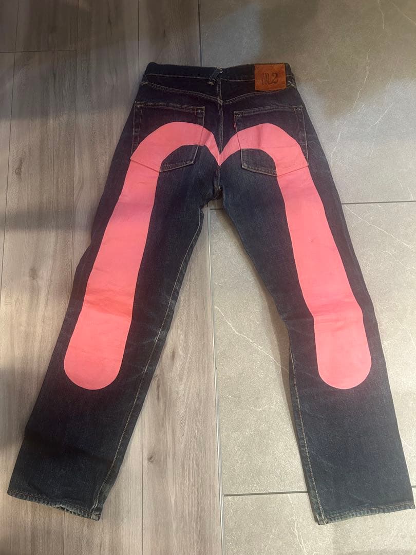 EVISU.No.2Lot.2502 27×35ピンクビックペイント日本製カモメ