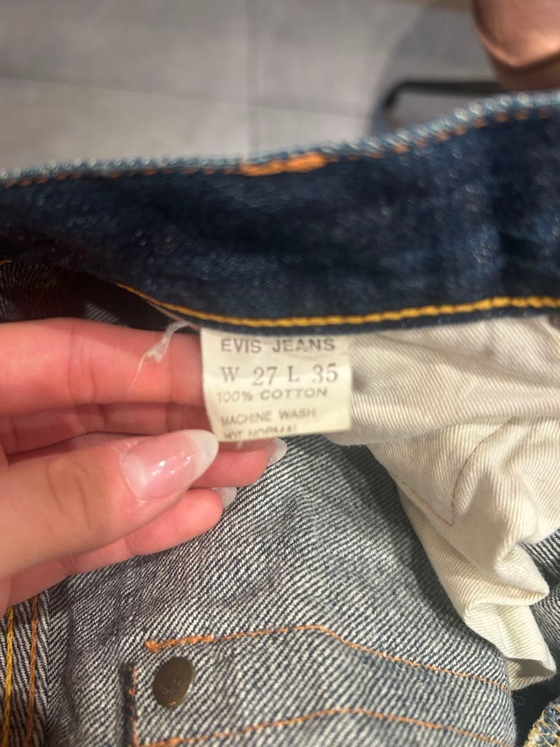 EVISU.No.2Lot.2502 27×35ピンクビックペイント日本製カモメ