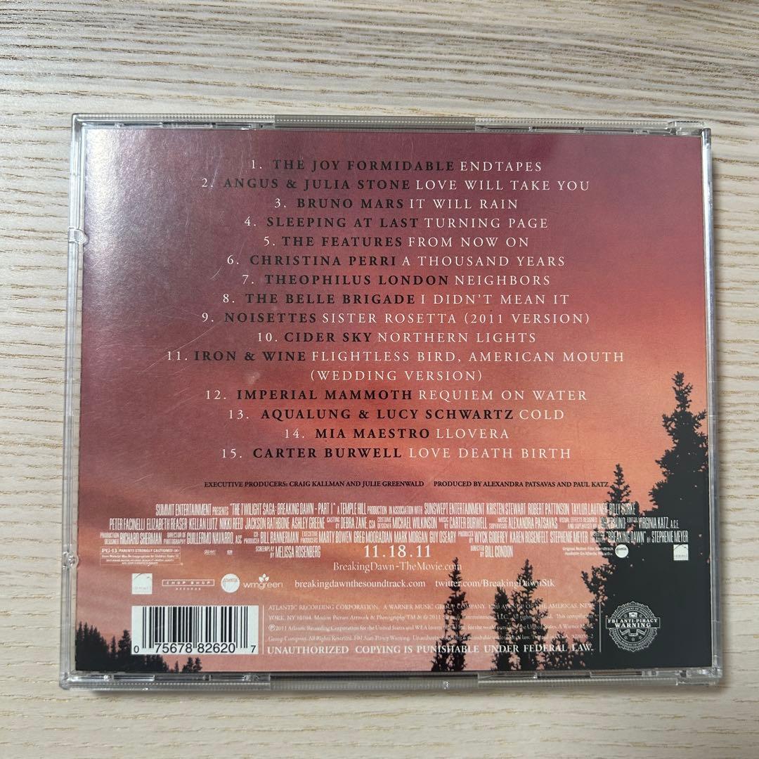 トワイライト　挿入歌（ A thousand years）洋楽CD