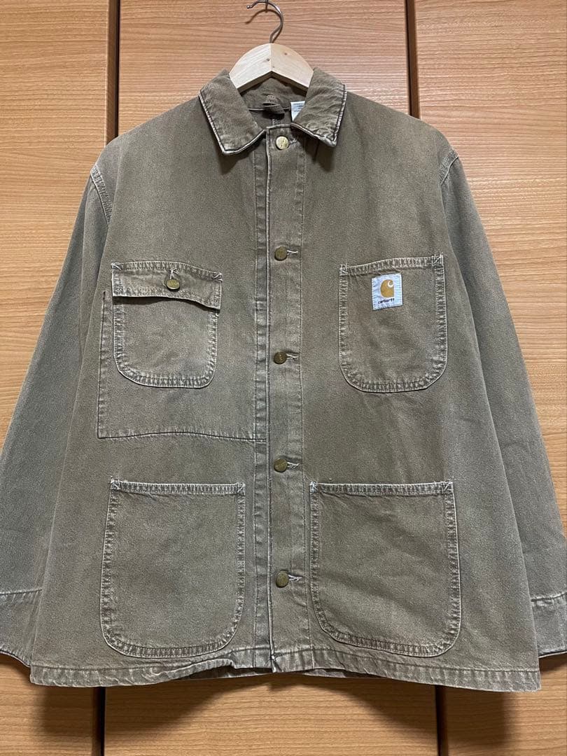 裏地なし 90s Carhartt カーハート チョアコート ブラウン