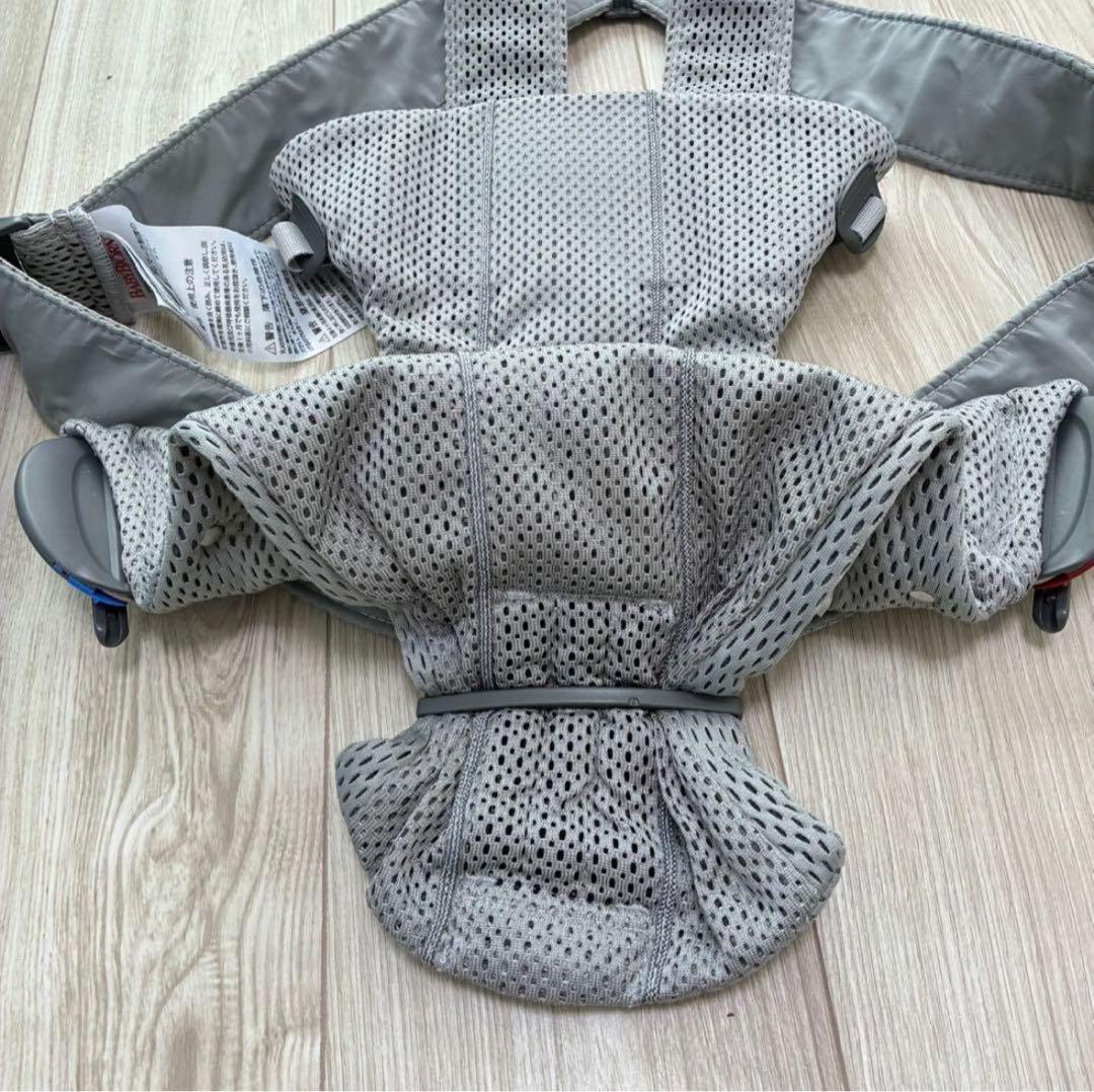 【美品】BABYBJÖRN 抱っこ紐 MINI Air メッシュ　グレー　箱あり