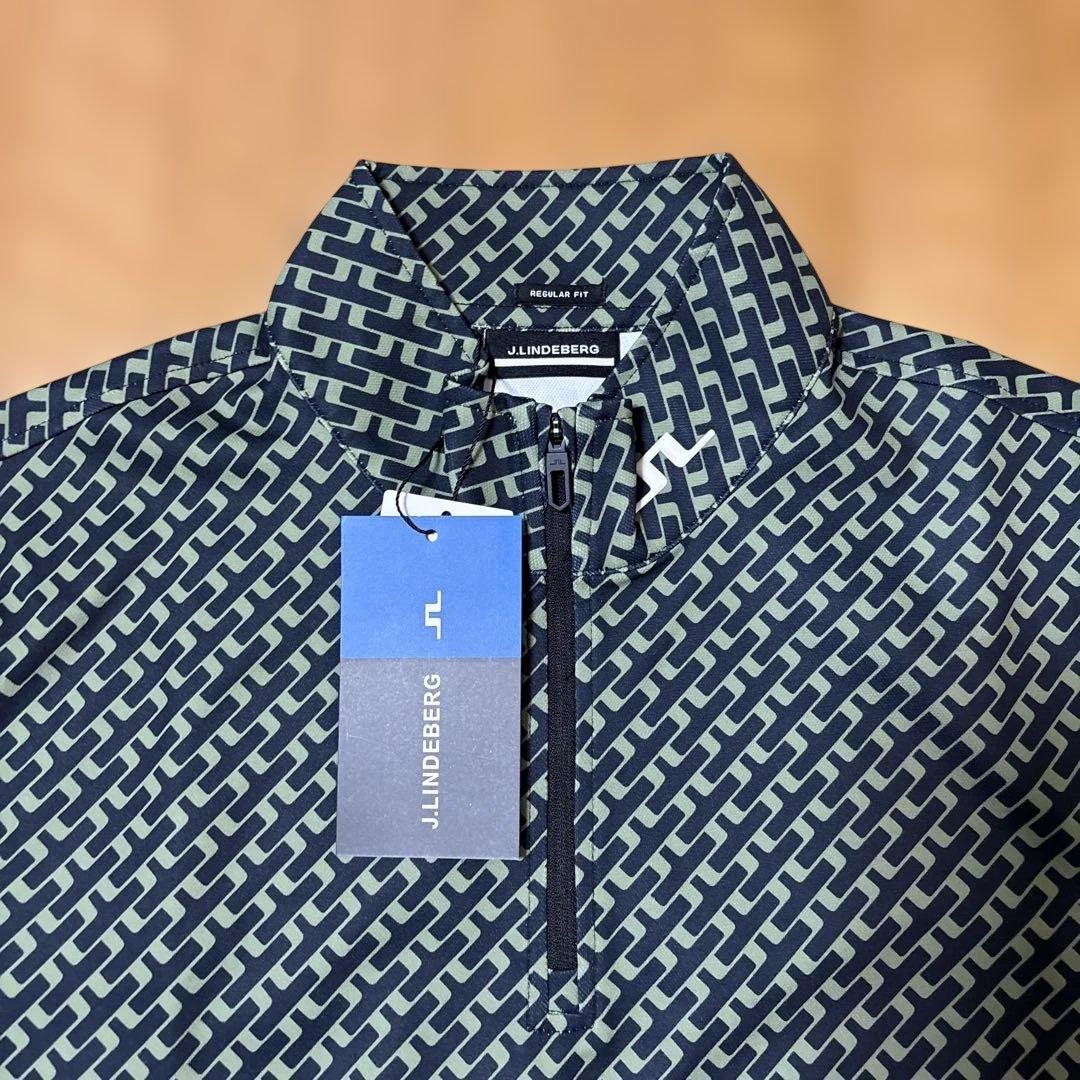 ☆新品☆J.Lindeberg ジェイリンドバーグ長袖シャツ　XL ハーフジップ