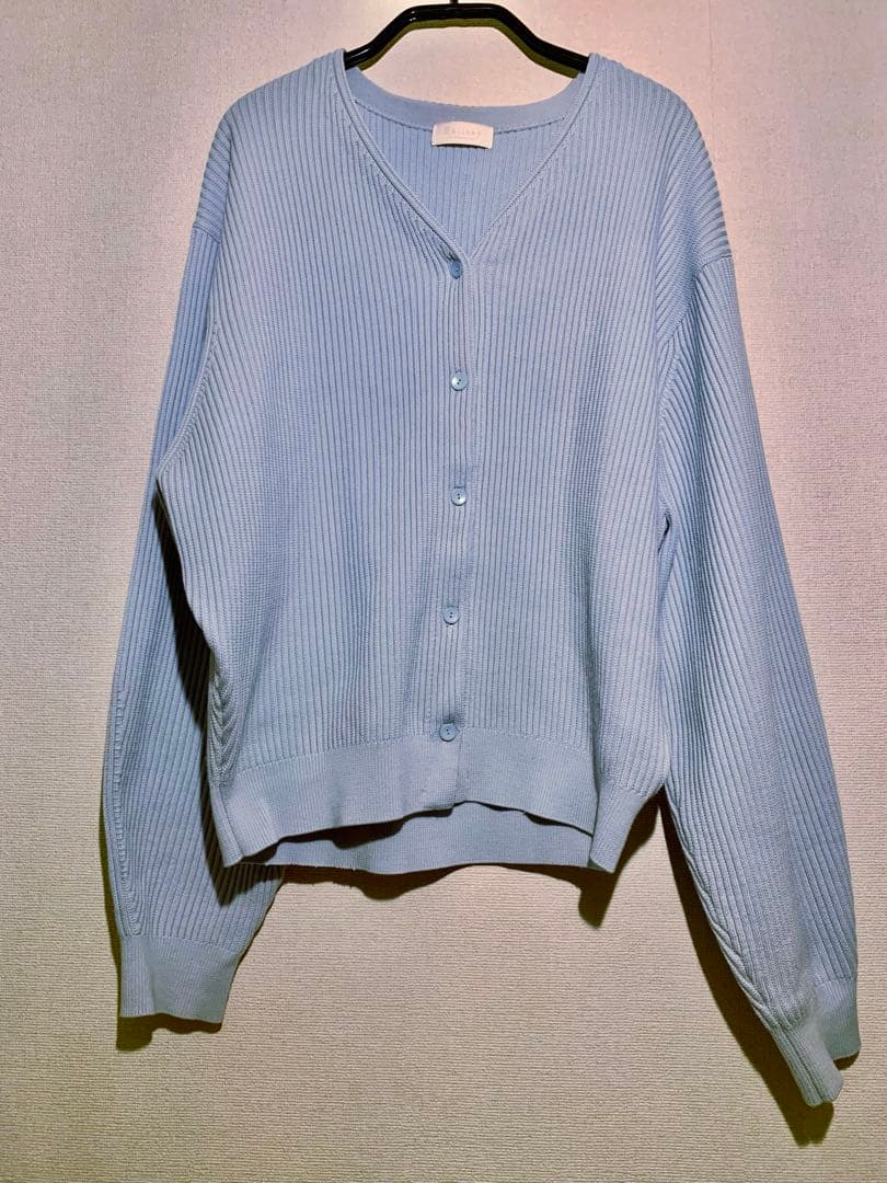【現行品】Ballseyリンクスリブ Vネックカーディガン