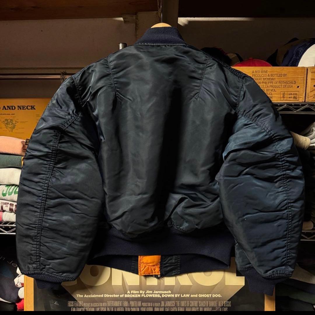 80s vintage USA製 ALPHA INDUSTRIES MA-1