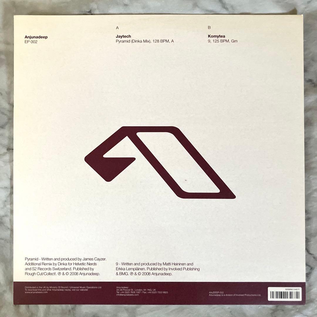 洋楽 Anjunadeep EP 002 12\" Jaytech & Komytea