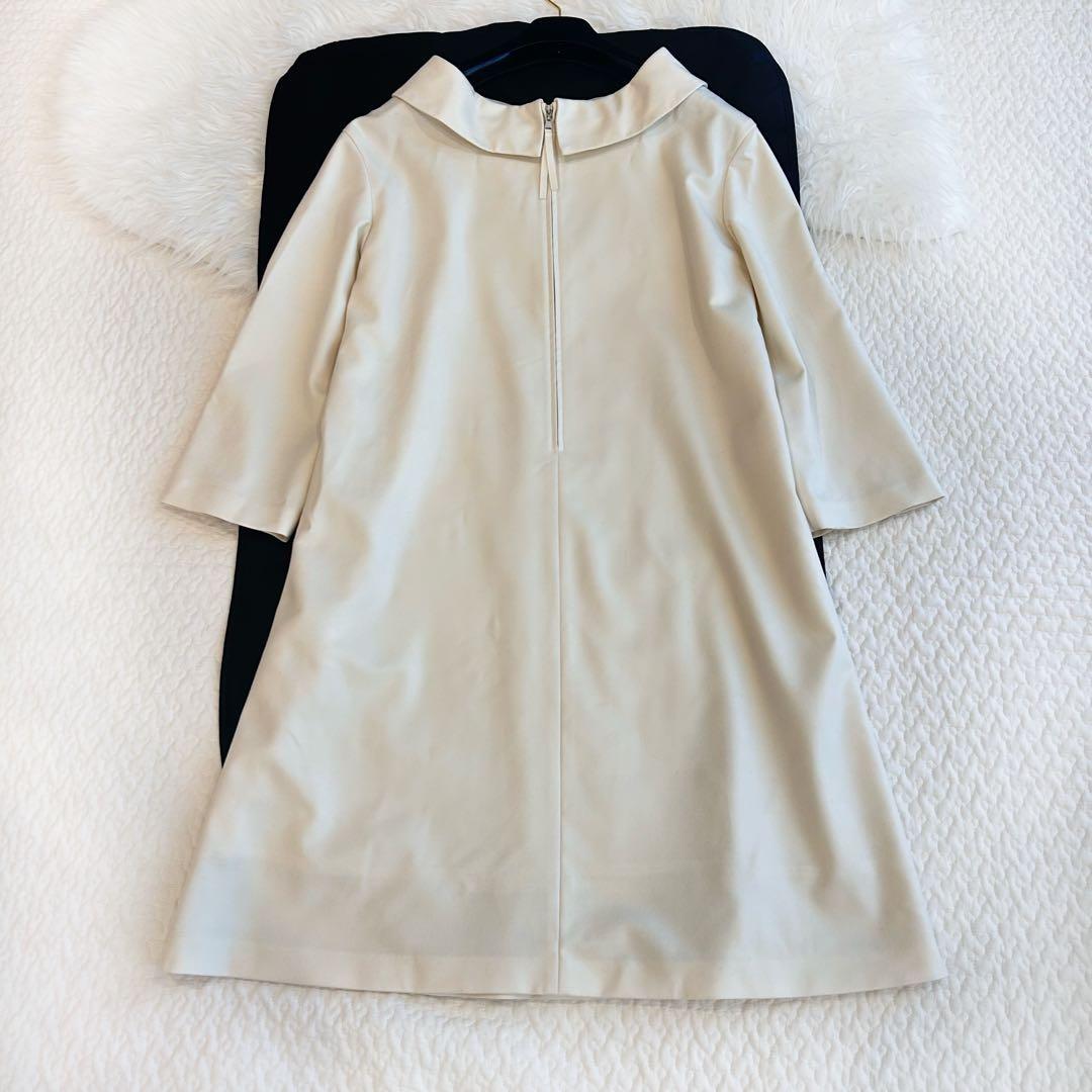 完売品♡FOXEY ニューフランネルドレスワンピース　40 近年商品　襟付き