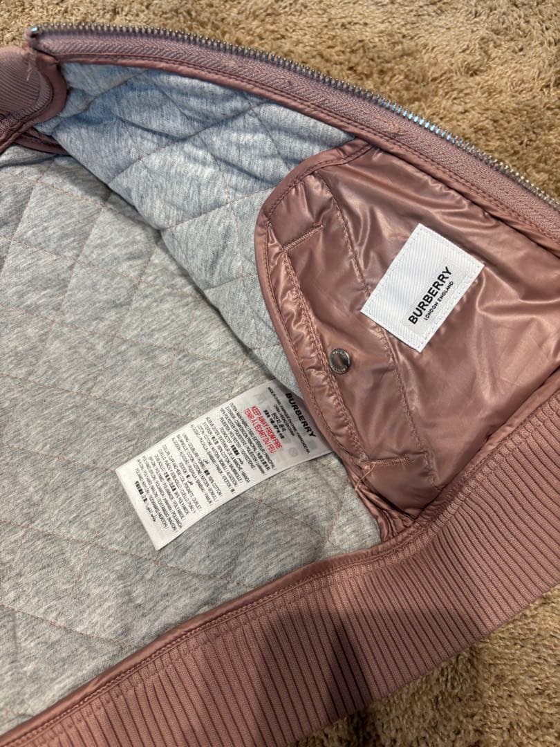 BURBERRY キルティングジャケット ピンク