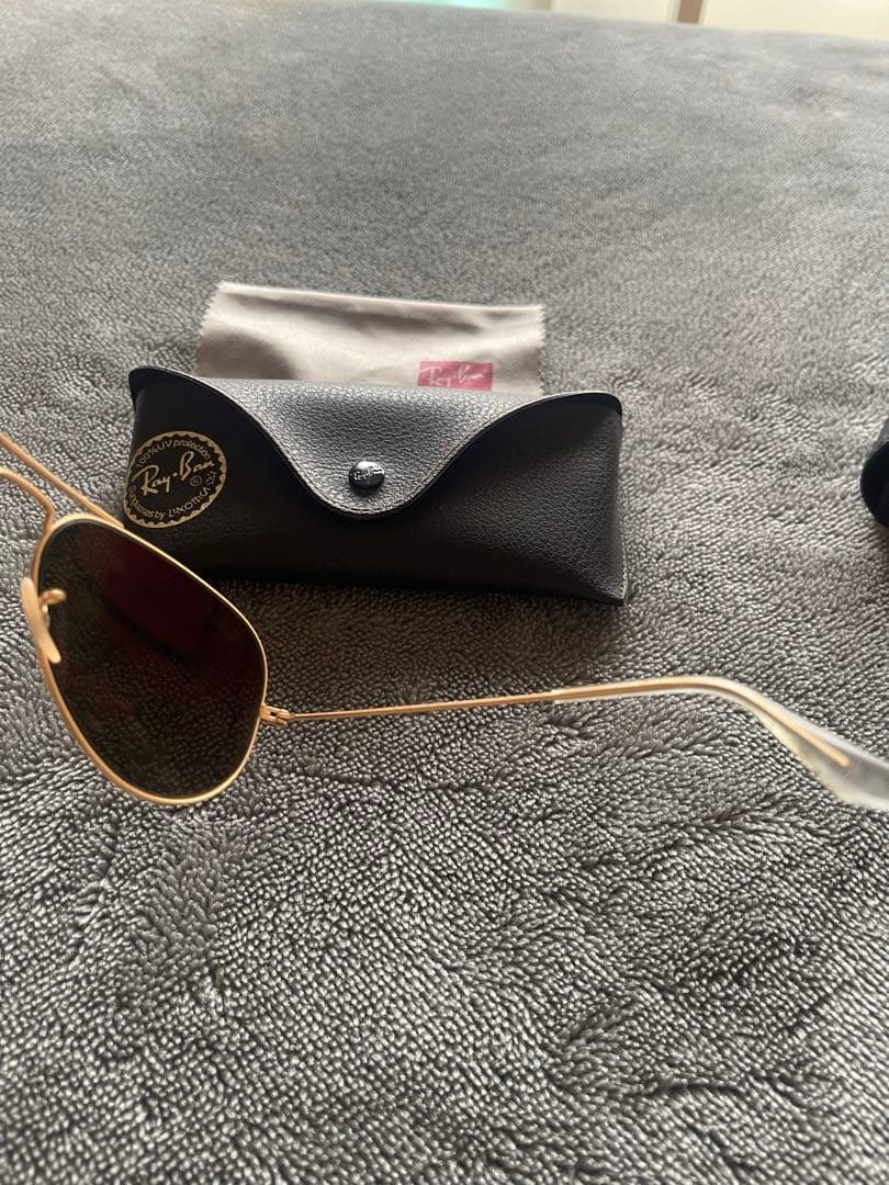 Ray-Ban P Aviator サングラス ゴールド 58-14