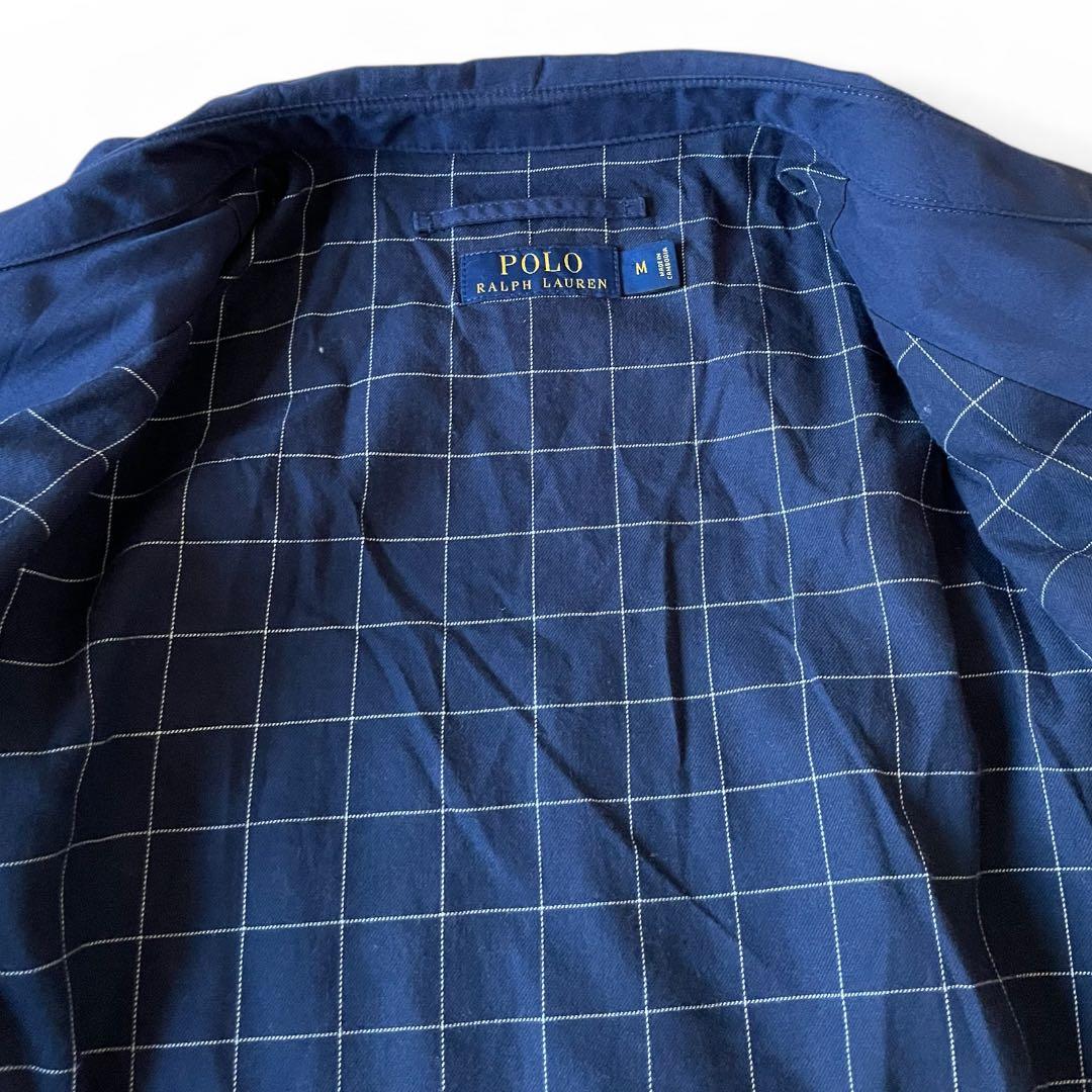 POLO RALPH LAUREN スイングトップ ネイビー M ポニー刺繍