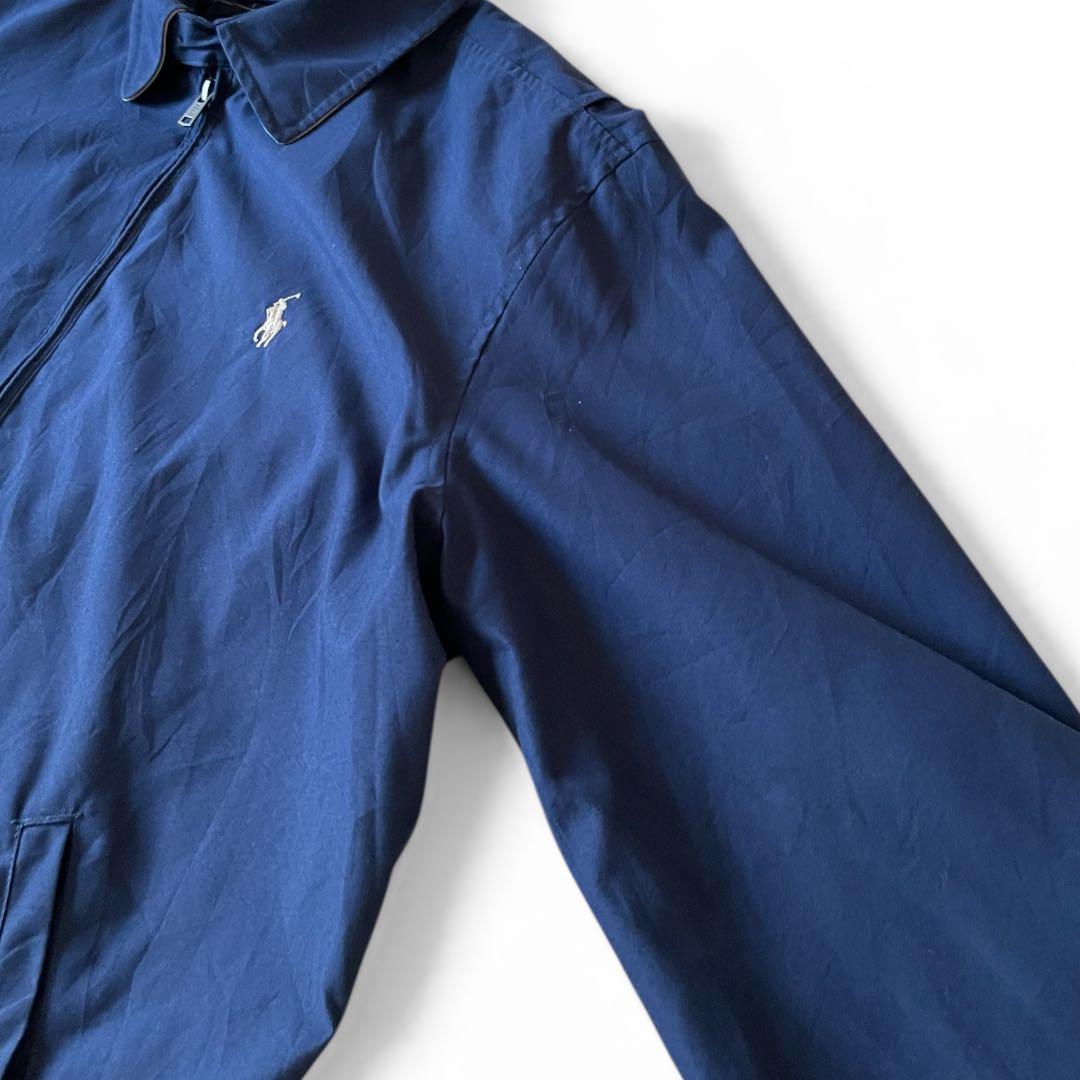 POLO RALPH LAUREN スイングトップ ネイビー M ポニー刺繍