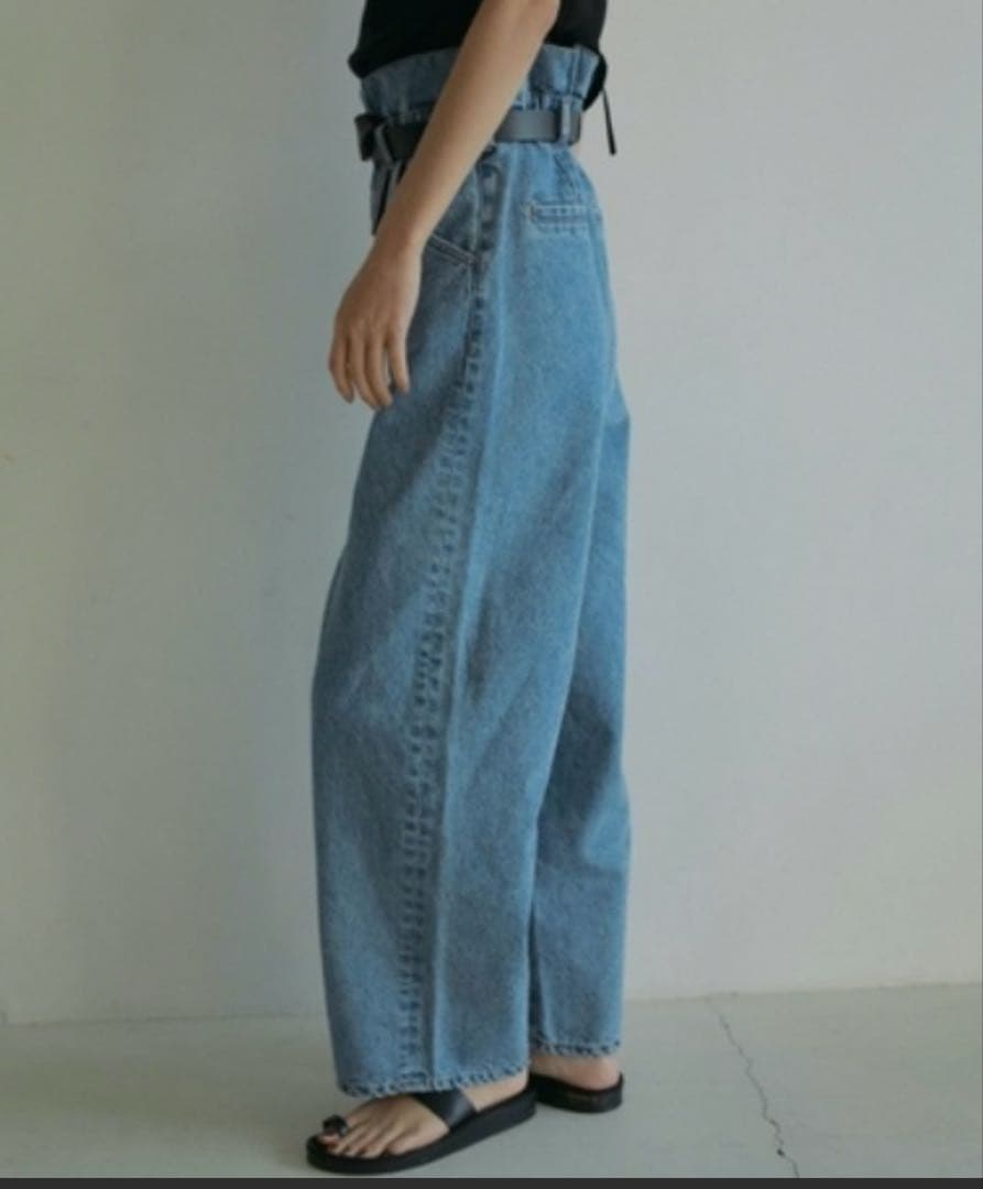 パンツ anuke Waist Tuck Denim