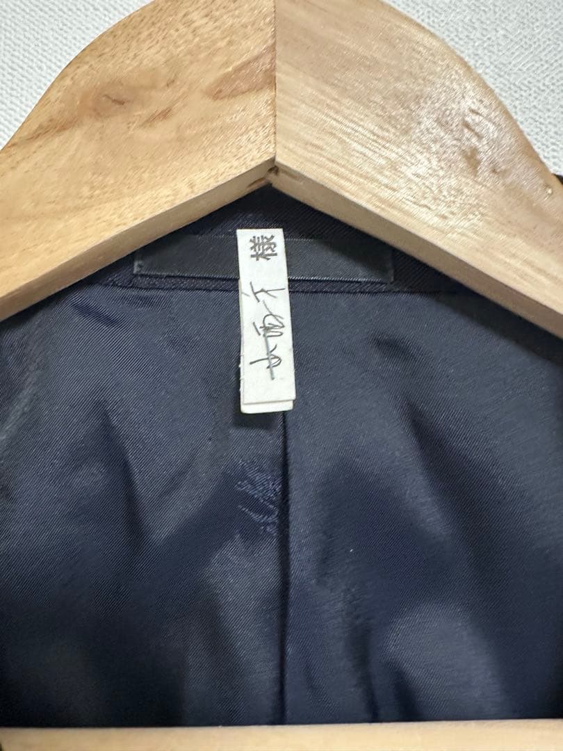 【美品】BURBERRY紺ブレザー ダブル テーラードジャケット Lサイズ