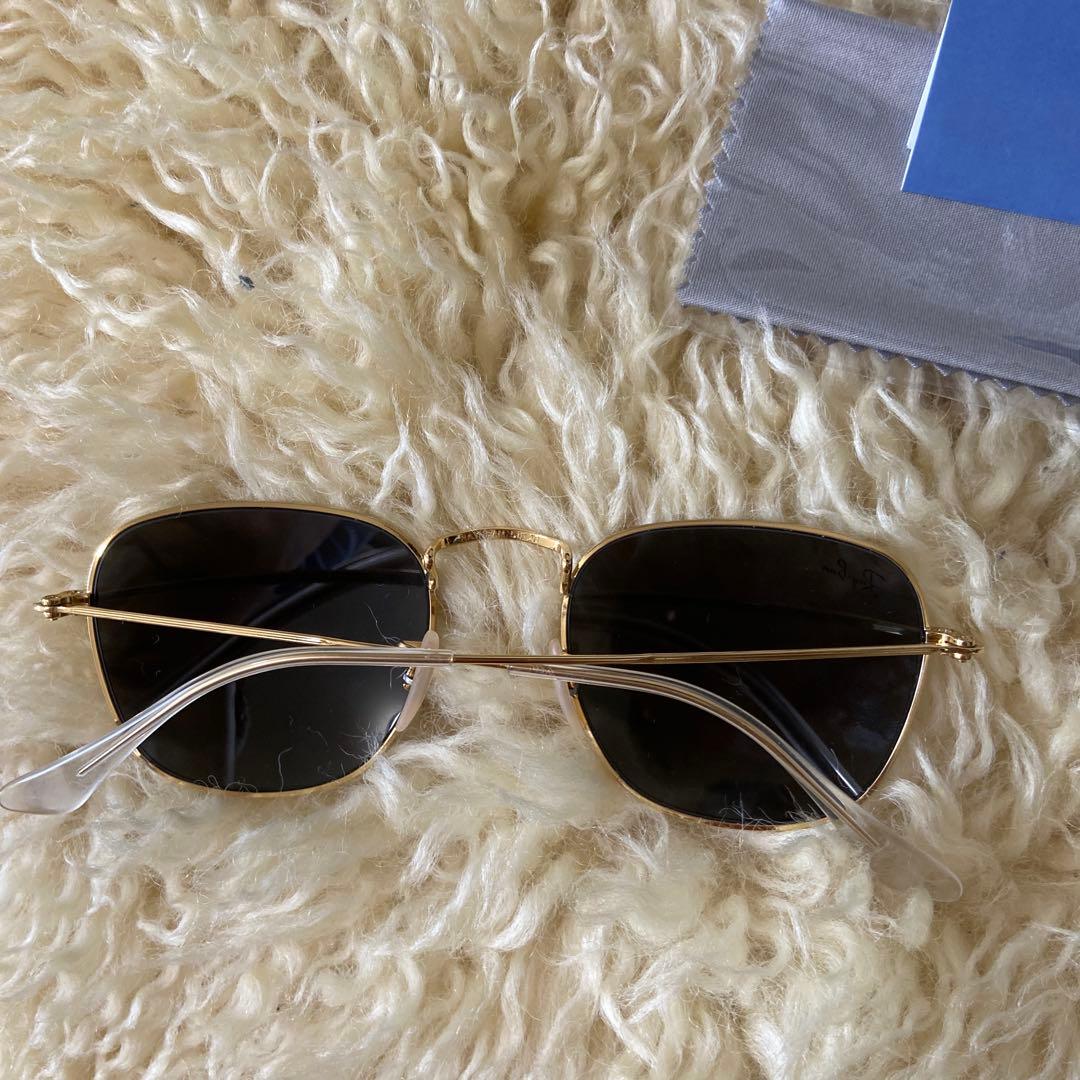 Ray-Ban ラウンド型サングラス ブラック