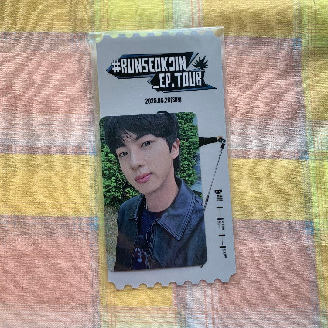 RUNSEOKJIN_EP.TOUR in GOYANG 6/29トレカ ジン②