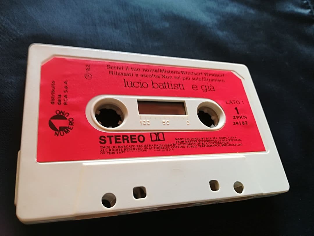 lucio battistiカセットテープセット