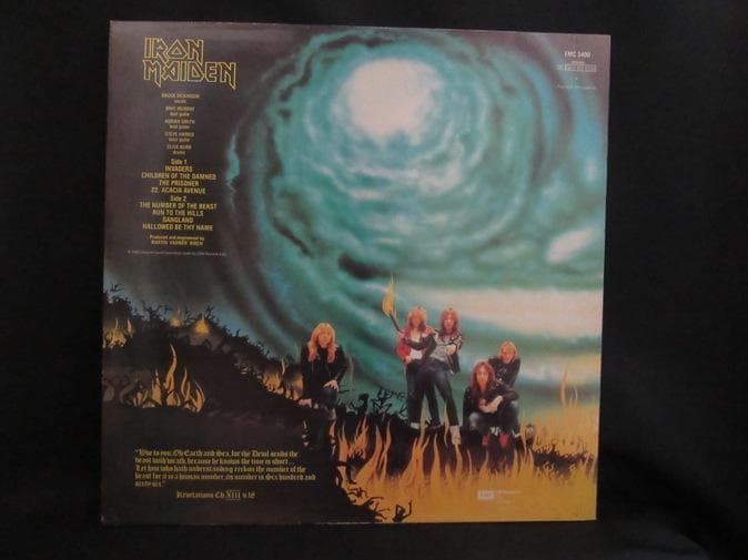 IRON MAIDEN★Number Of The Beast UK EMI オ