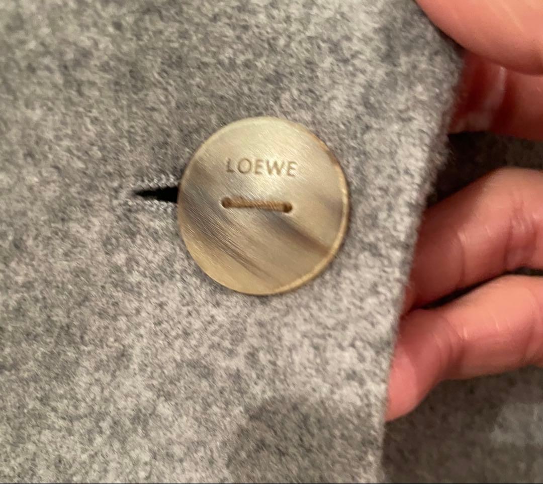 LOEWE ロエベ　サーキュラースリーブコート　グレー　32