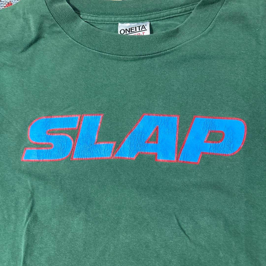 激レア　90s usa製ONEITA SLAP magazineロゴ Tシャツ