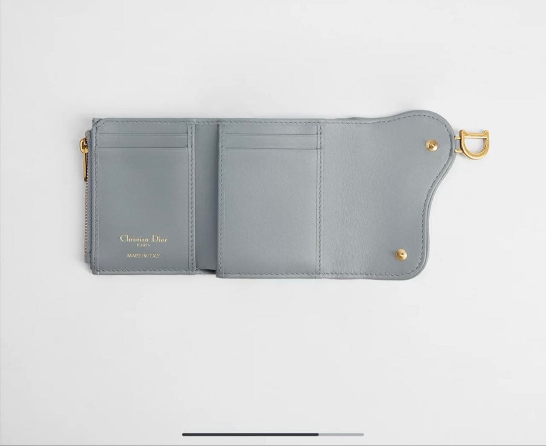 L*a様 Dior Saddle Lotus ウォレット 三つ折り財布