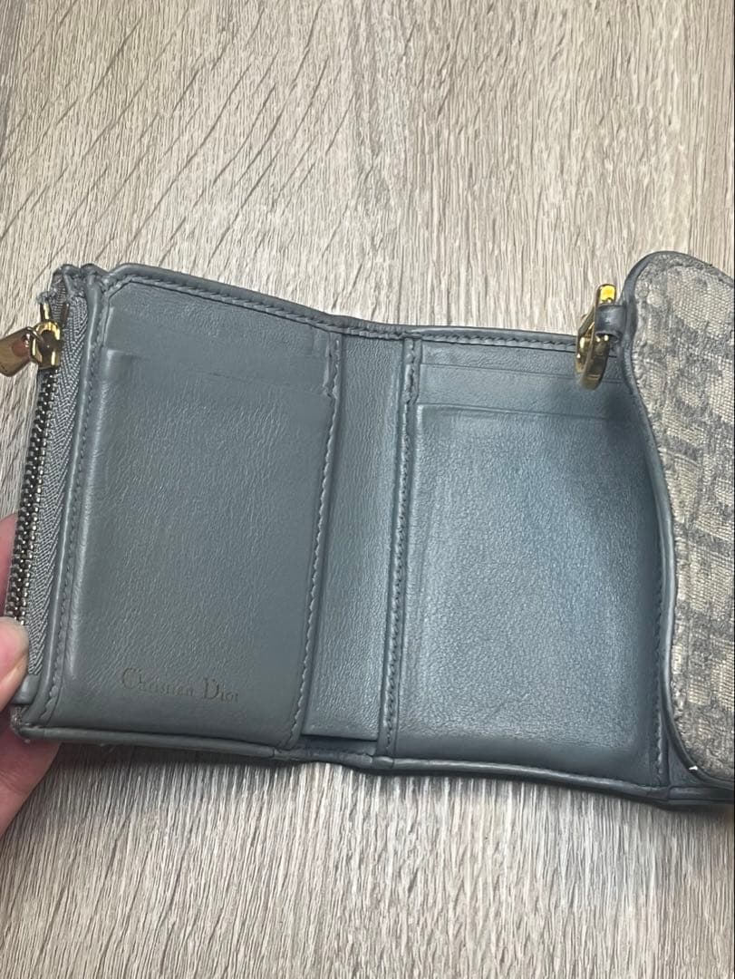 L*a様 Dior Saddle Lotus ウォレット 三つ折り財布