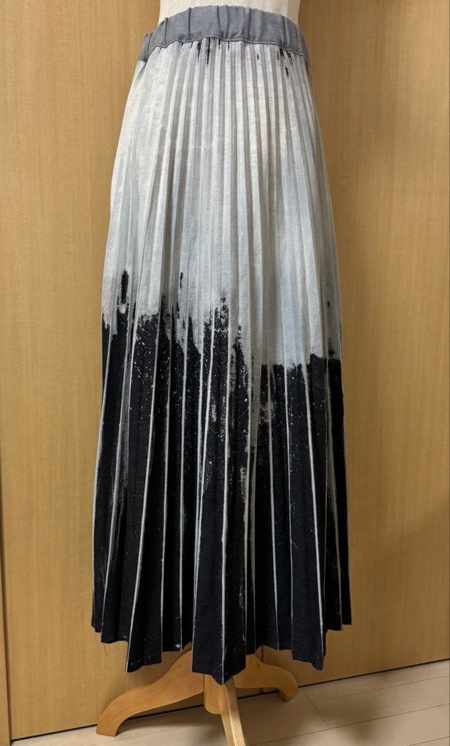 Ameri UNEVEN DYEING PLEATS SKIRT Sサイズ