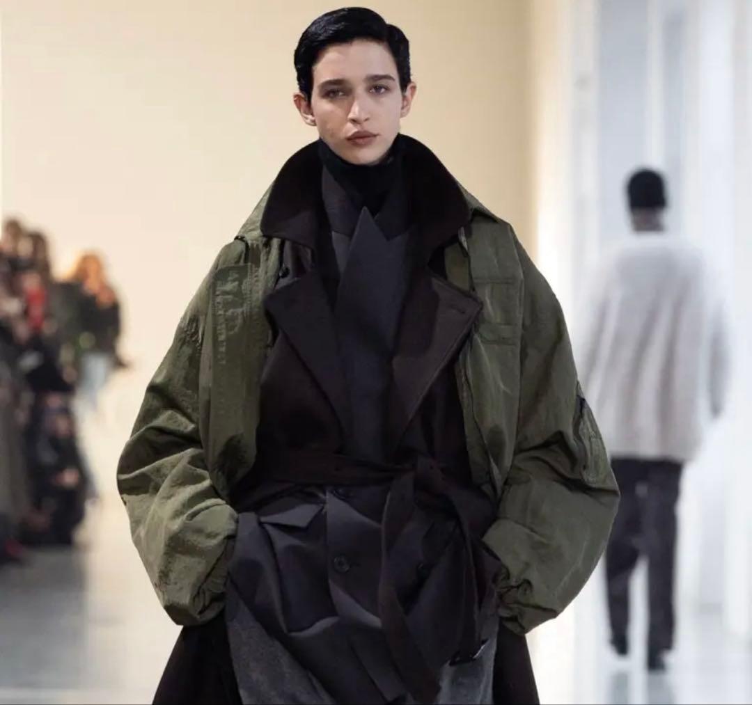 ジャケット・アウター stein Bio Washed Nylon Fight Jacket