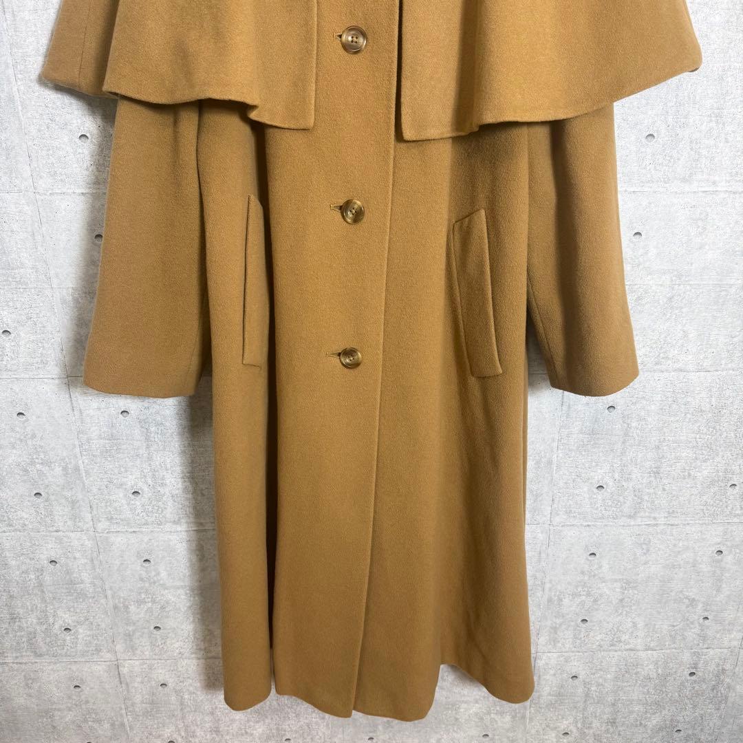 Aquascutum アクアスキュータム 2wayステンカラーケープコート
