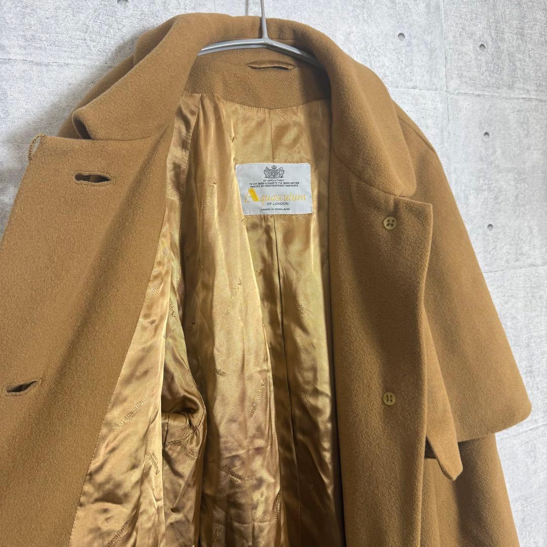 Aquascutum アクアスキュータム 2wayステンカラーケープコート