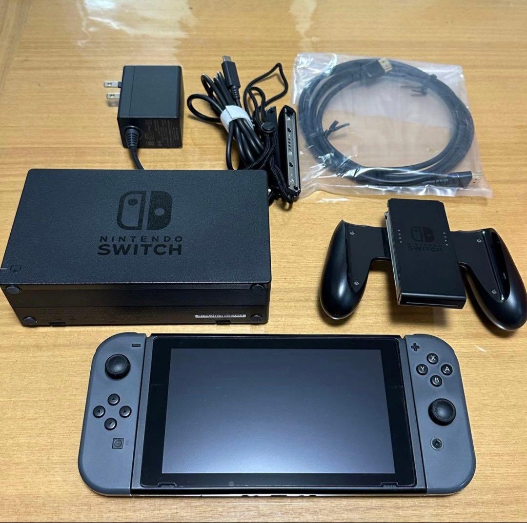 Nintendo Switch 本体 グレー 箱あり