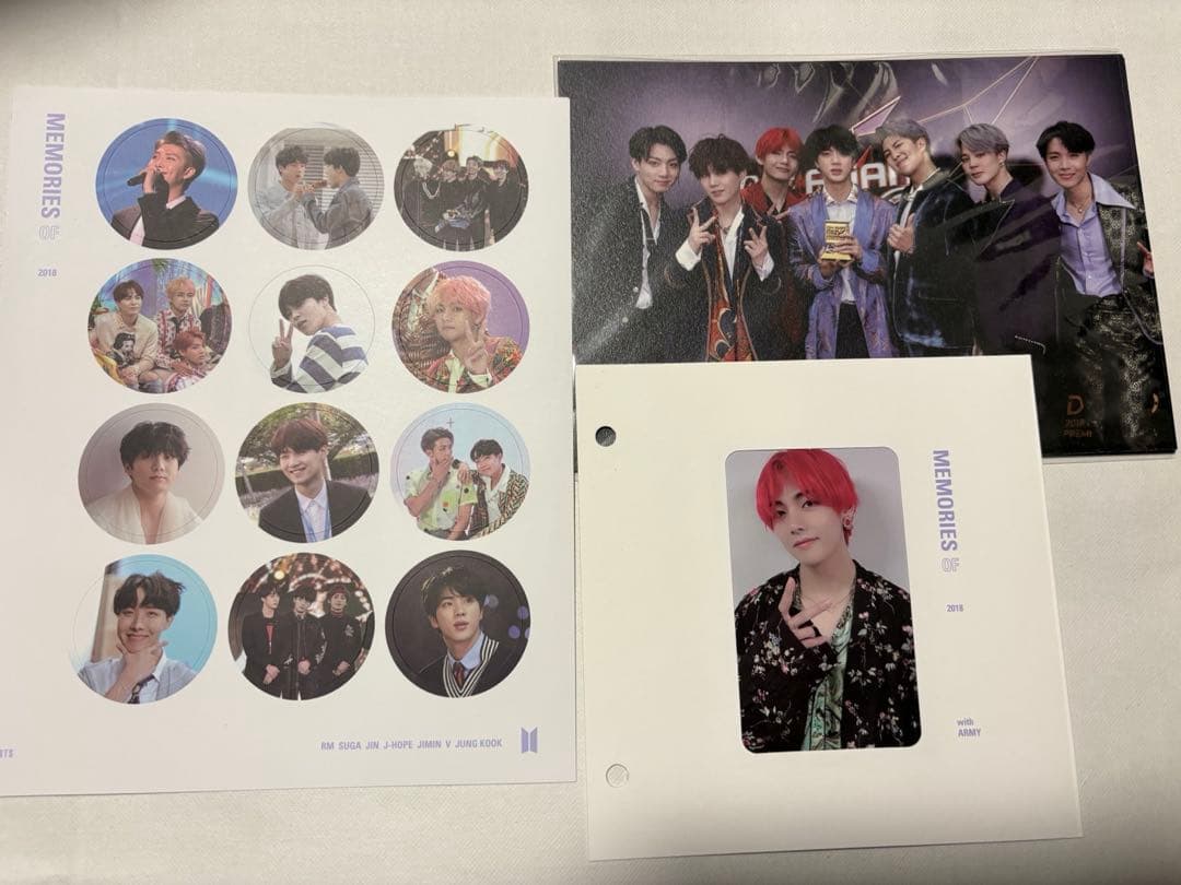 BTS Memories 2018 Blu-ray トレカ:テテ