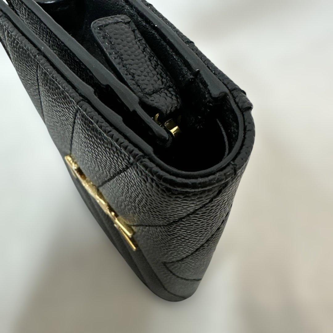 SAINT LAURENT キルティング2つ折り財布