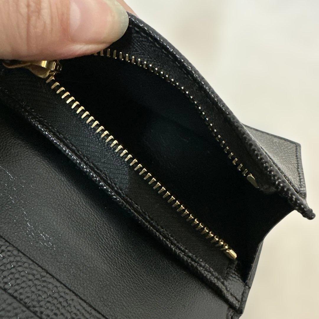 SAINT LAURENT キルティング2つ折り財布